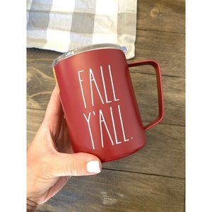 Rae Dunn Fall Y’all 12oz Stainless Steel Mug NWT
